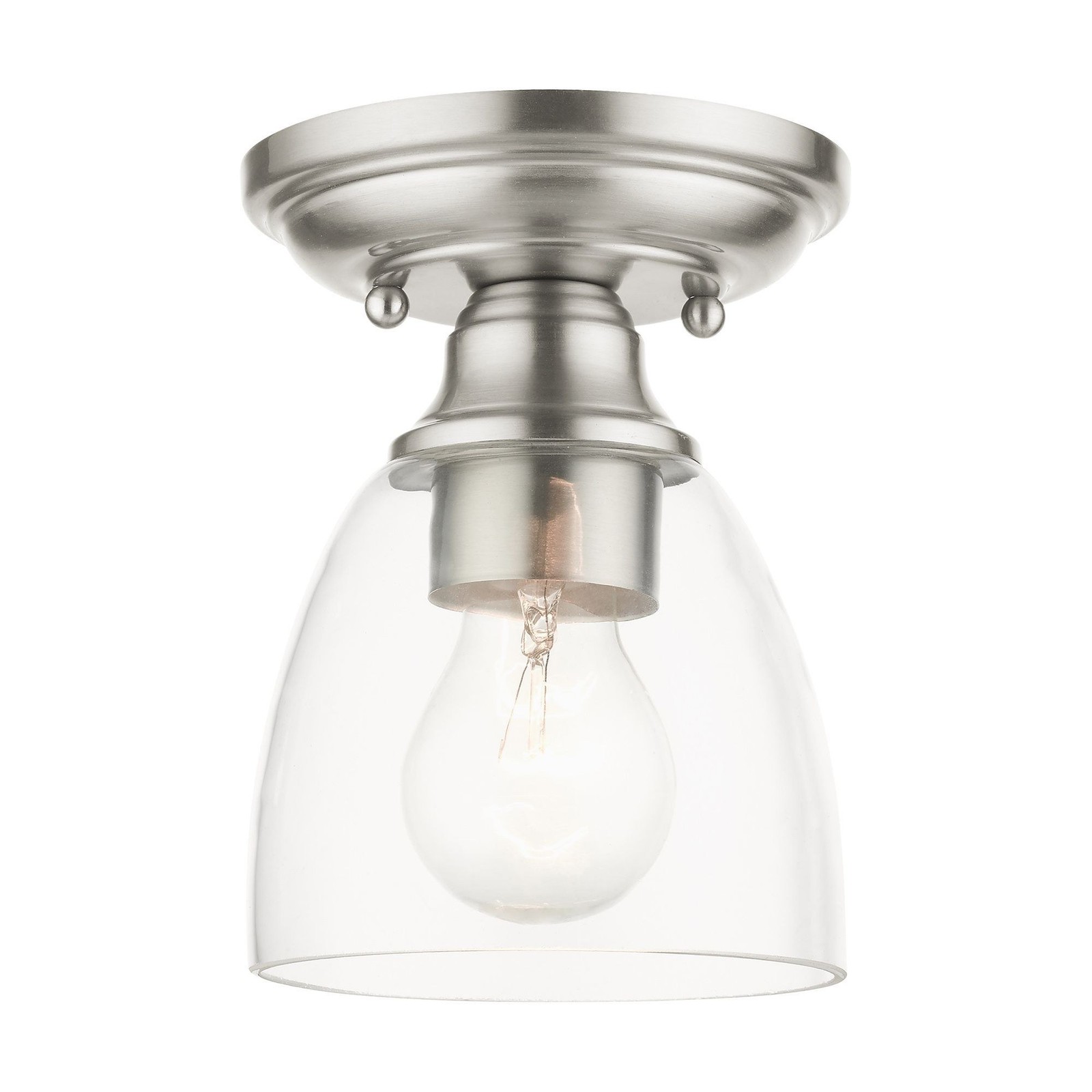 Used Livex Lighting 46331-91 Montgomery - 1 Light Flush Mount in New Traditional gallery