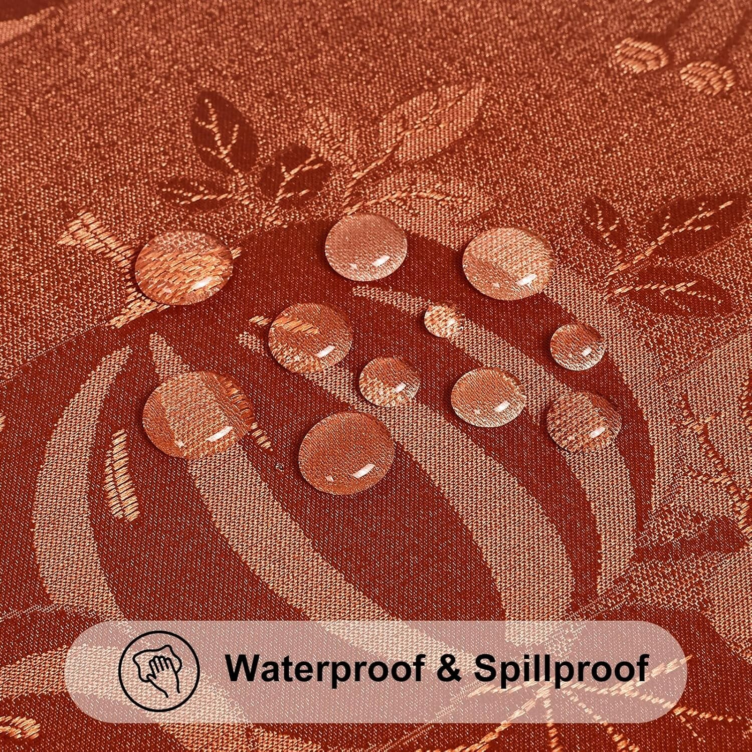 Thanksgiving Tablecloth 60x120 Inch Fall Waterproof Rustic Table Cloth Rectangle gallery