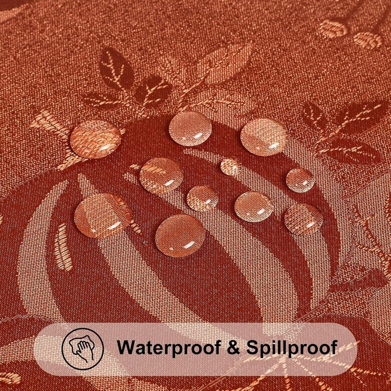 Thanksgiving Tablecloth 60x120 Inch Fall Waterproof Rustic Table Cloth Rectangle gallery