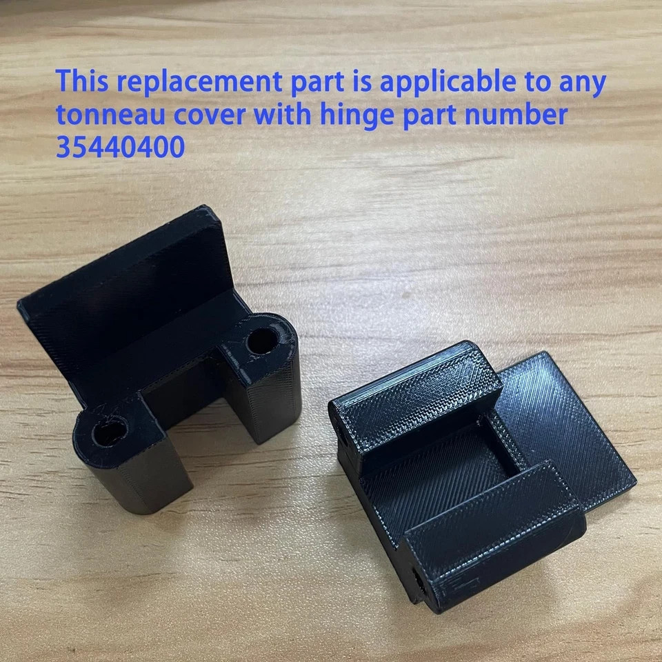 2 PCS Replacement Cover Hinge for Tonneau,Hinge Center Piece Compatible Black gallery