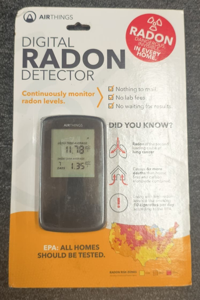 AirThings Portable Handheld Digital RADON Detector! 2350 Home Basement- NEW , F2