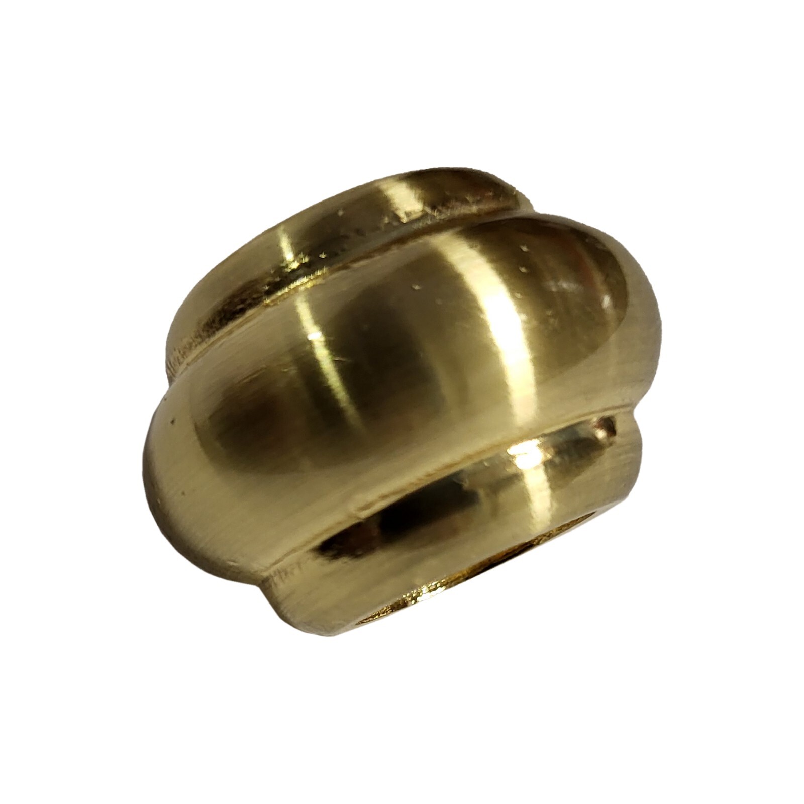 Baluster Collar with Screw for 5/8" Round Balusters - 10pcs - Brass Plated gallery