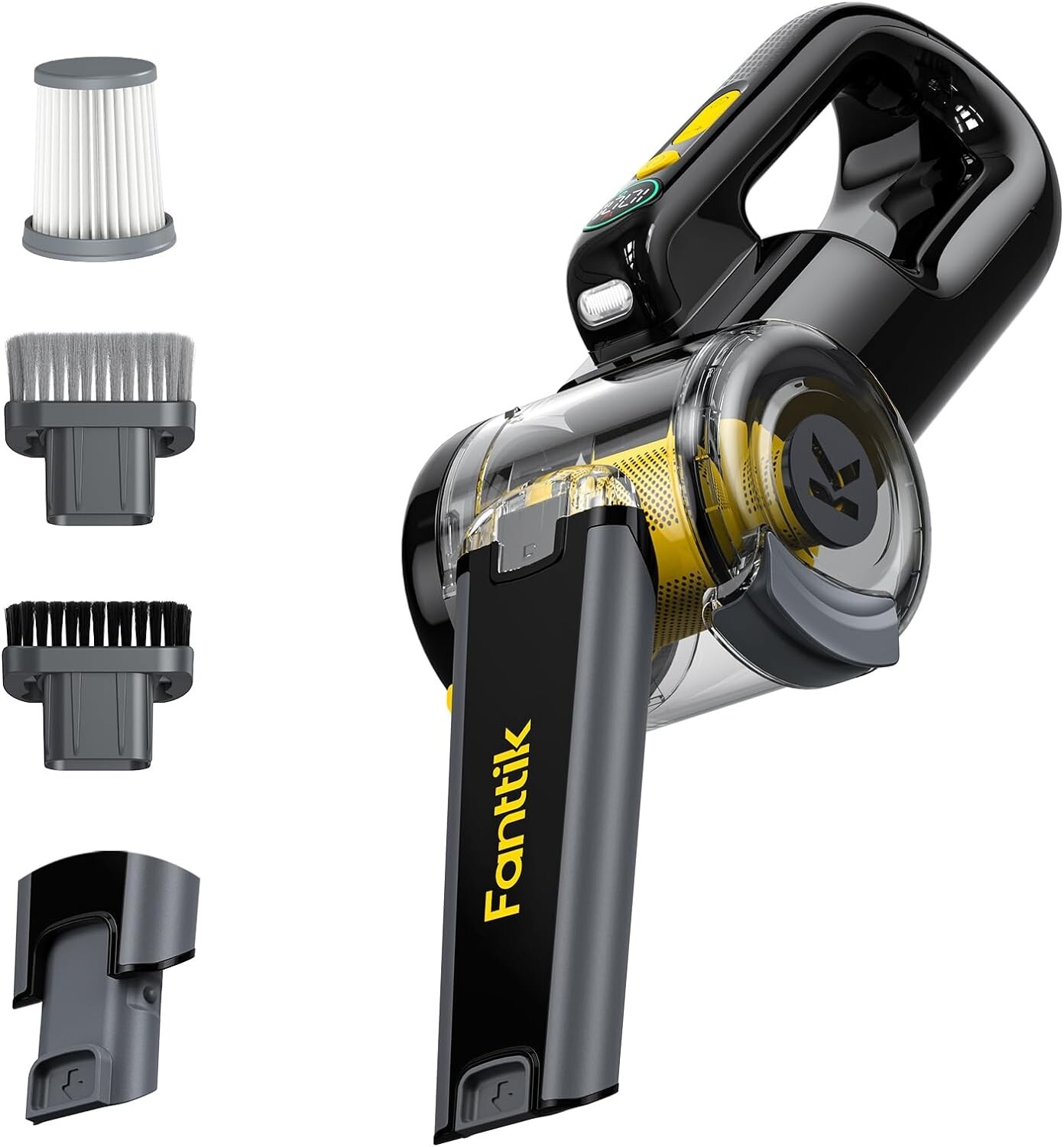Fanttik Fold V10 Apex Pivot Car Vacuum, 17000Pa/50AW High Power Cordless Hand Va gallery