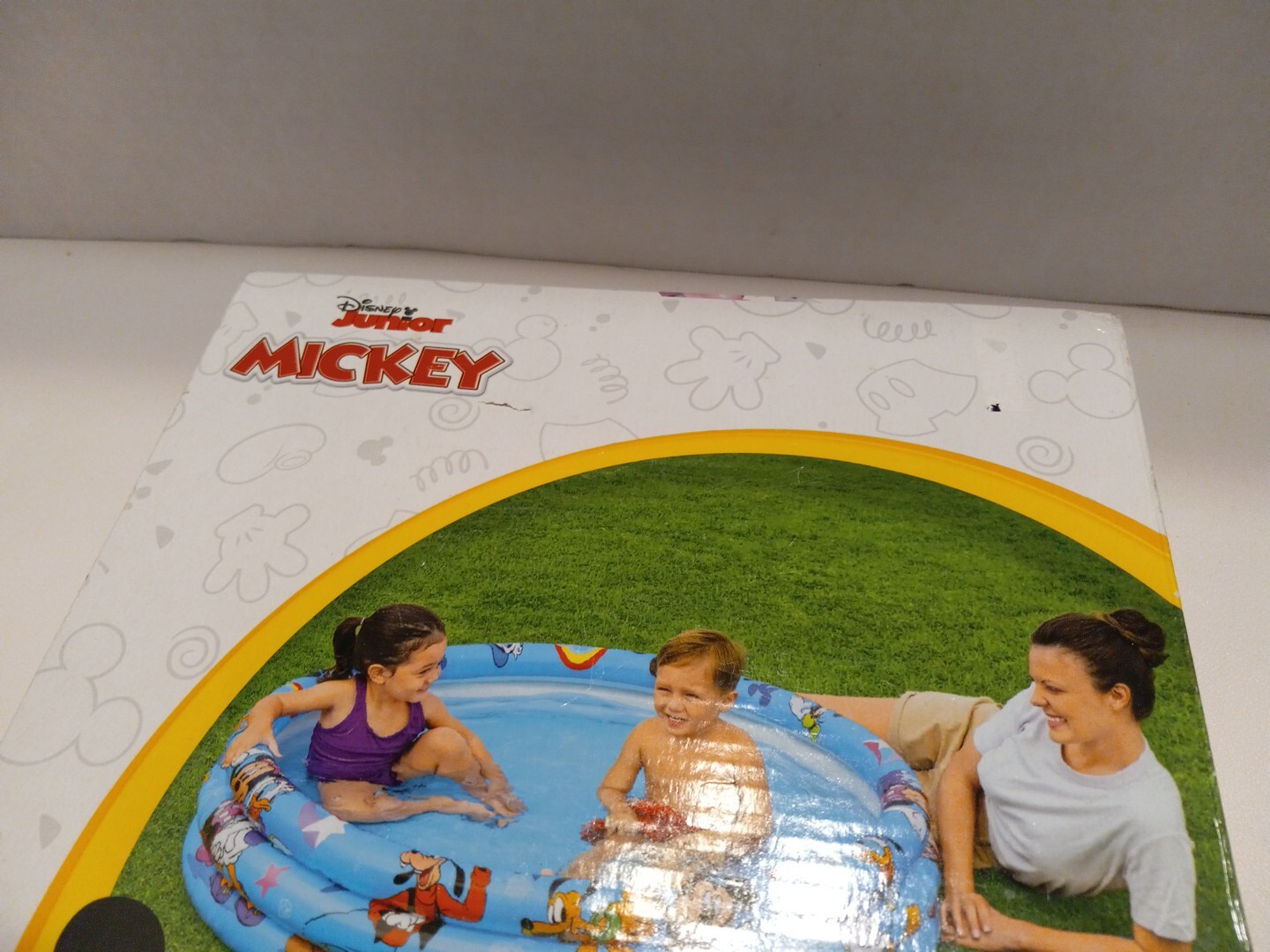 Disney Junior Mickey Play Pool New In Box 48"×48"×9.8" Inflated Size gallery