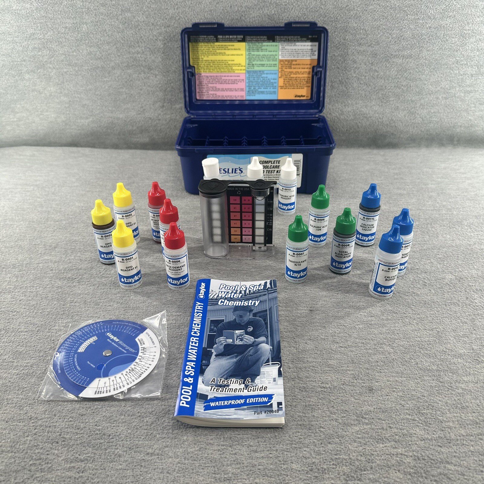 LESLIE'S / TAYLOR - Complete DPD Poolcare Test Kit E2012 (C) gallery