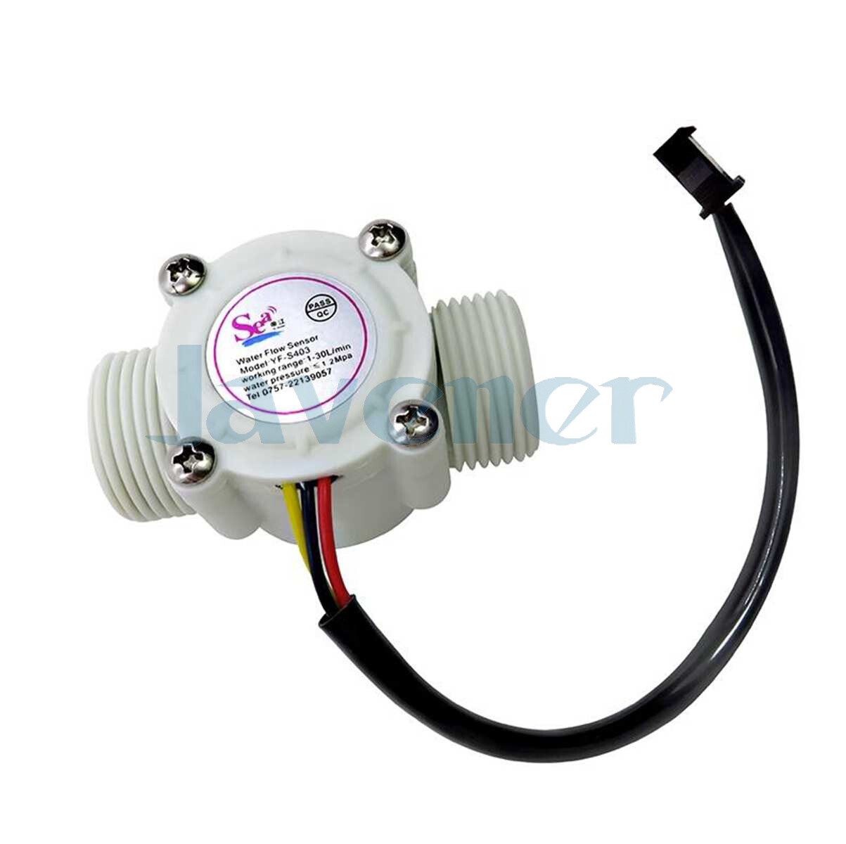 G3/4" 1-30L/min Water Flow Sensor Switch Flow Meter Flowmeter Water Control gallery