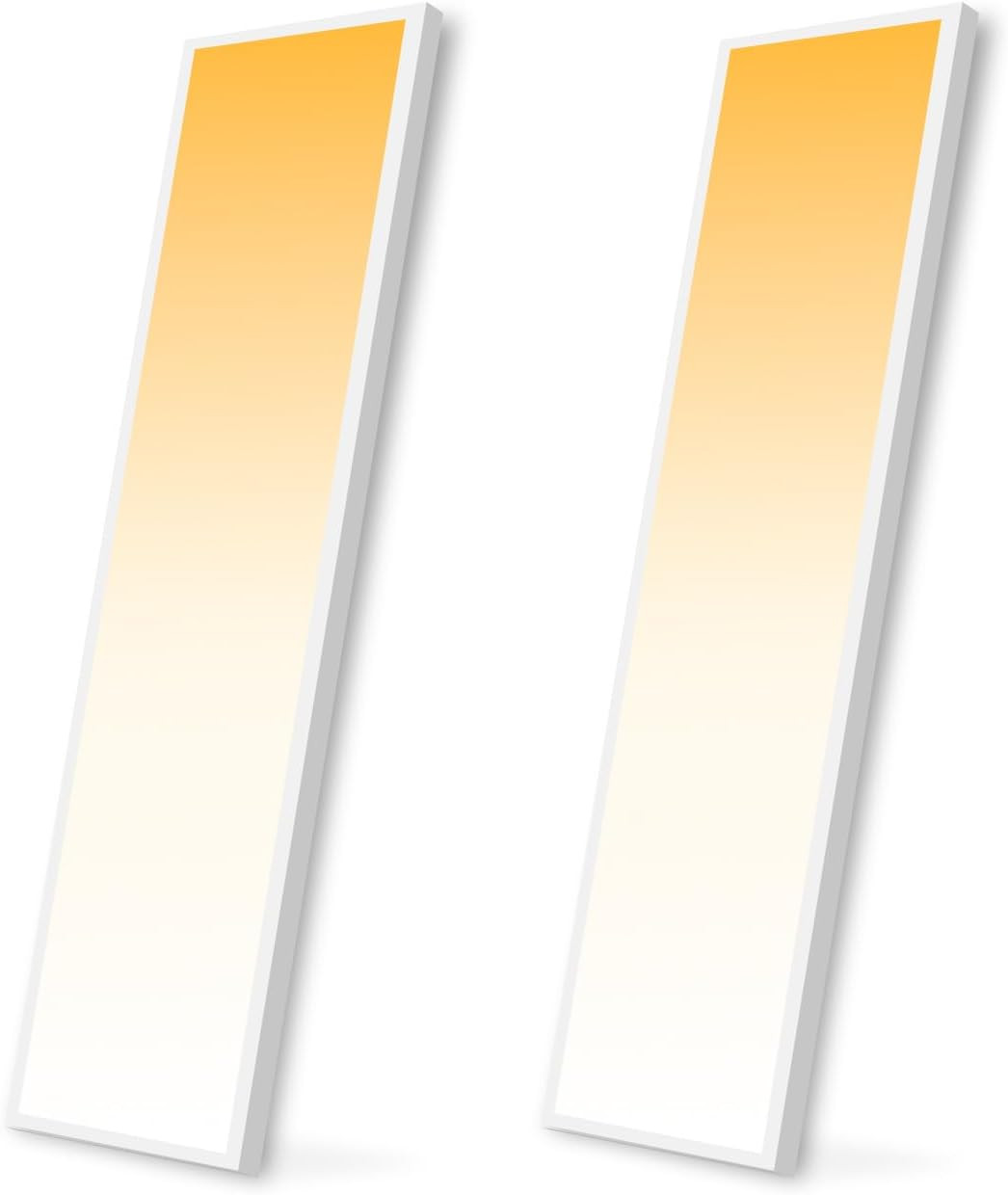 2-Pack 1X4 FT Surface Mount LED Panel Light, 0-10V Dimmable, 40W-30W-20W & 3000K gallery