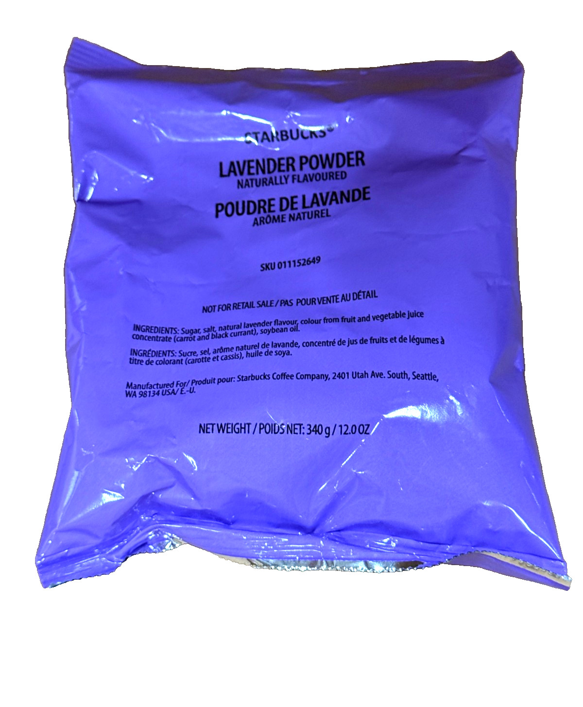 Lavender Powder Drink Flavoring 12oz, Best By 12/10/26 gallery
