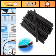 75pcs Pool Liner Clips Set – Coping Strips for Above Ground Pools, Fits 27ft-30f