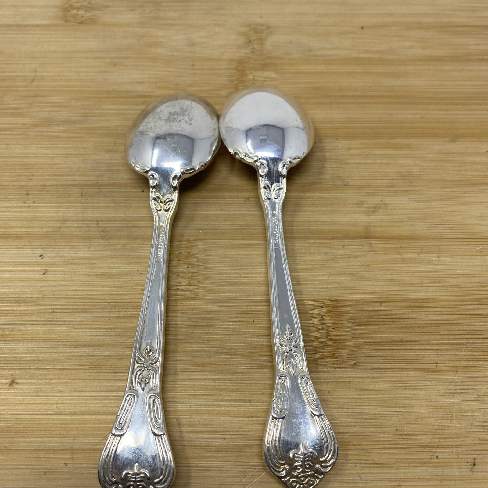 2 Teaspoons Godinger GRAND MASTER Silverplate Flatware Vtg Replacement gallery