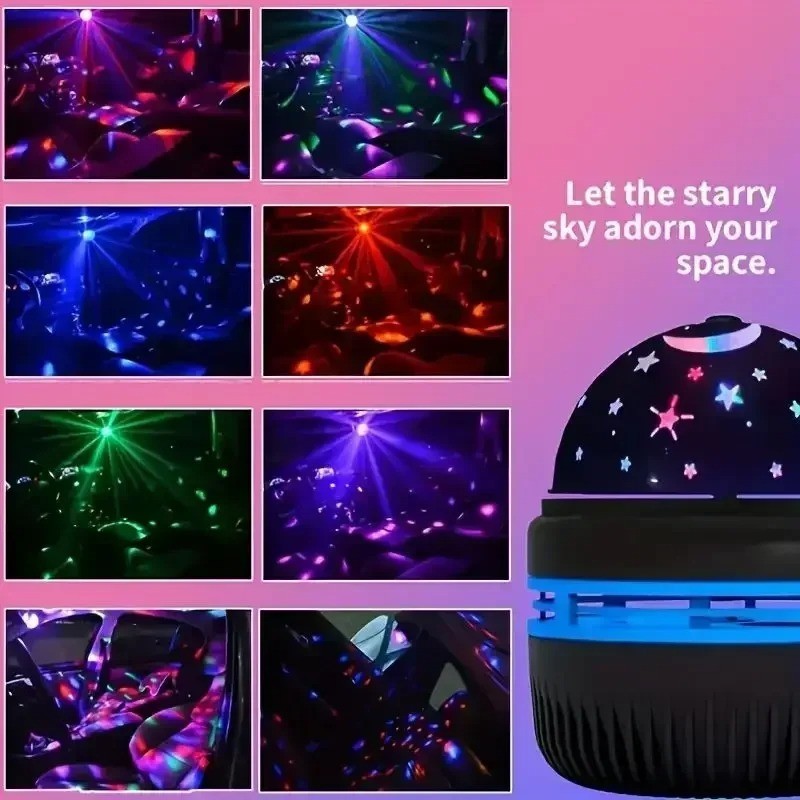Projector Galaxy Starry Sky Night Light Ocean Star Party Speaker LED Lamp Remote gallery