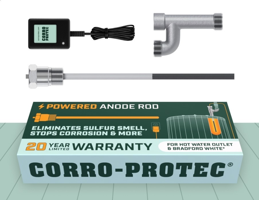 Corro-Protec Powered Anode for Water Heater - 20-Year Warranty BRADFORD WHITE