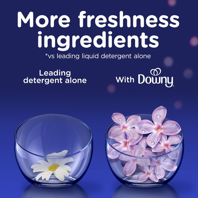 Downy Infusions CALM Liquid Fabric Softener, 56 Fl Oz (Pack of 2), White gallery