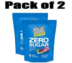 JOLLY RANCHER Zero Sugar Assorted Fruit Flavored Hard Candy Bag, 6.1 oz (Pack 2)