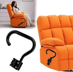 Recliner Handle Extender for Elderly Heavy Duty Steel Adjustable Padded Grip