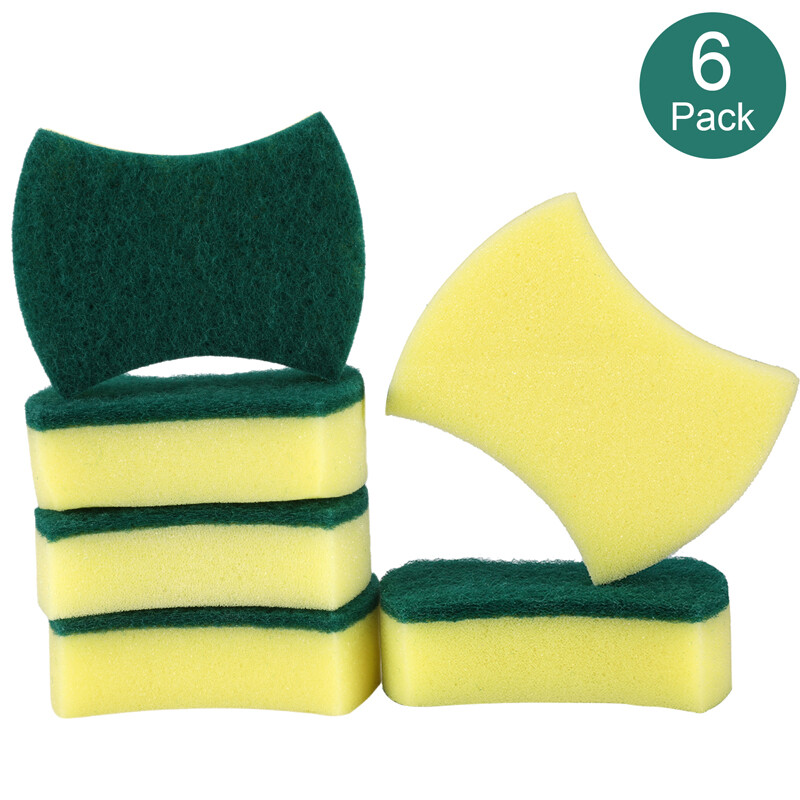 Bulks Kitchen Cleaning Sponges Scourers Washing Up Non-Scratch for Dish Bowl Pad gallery