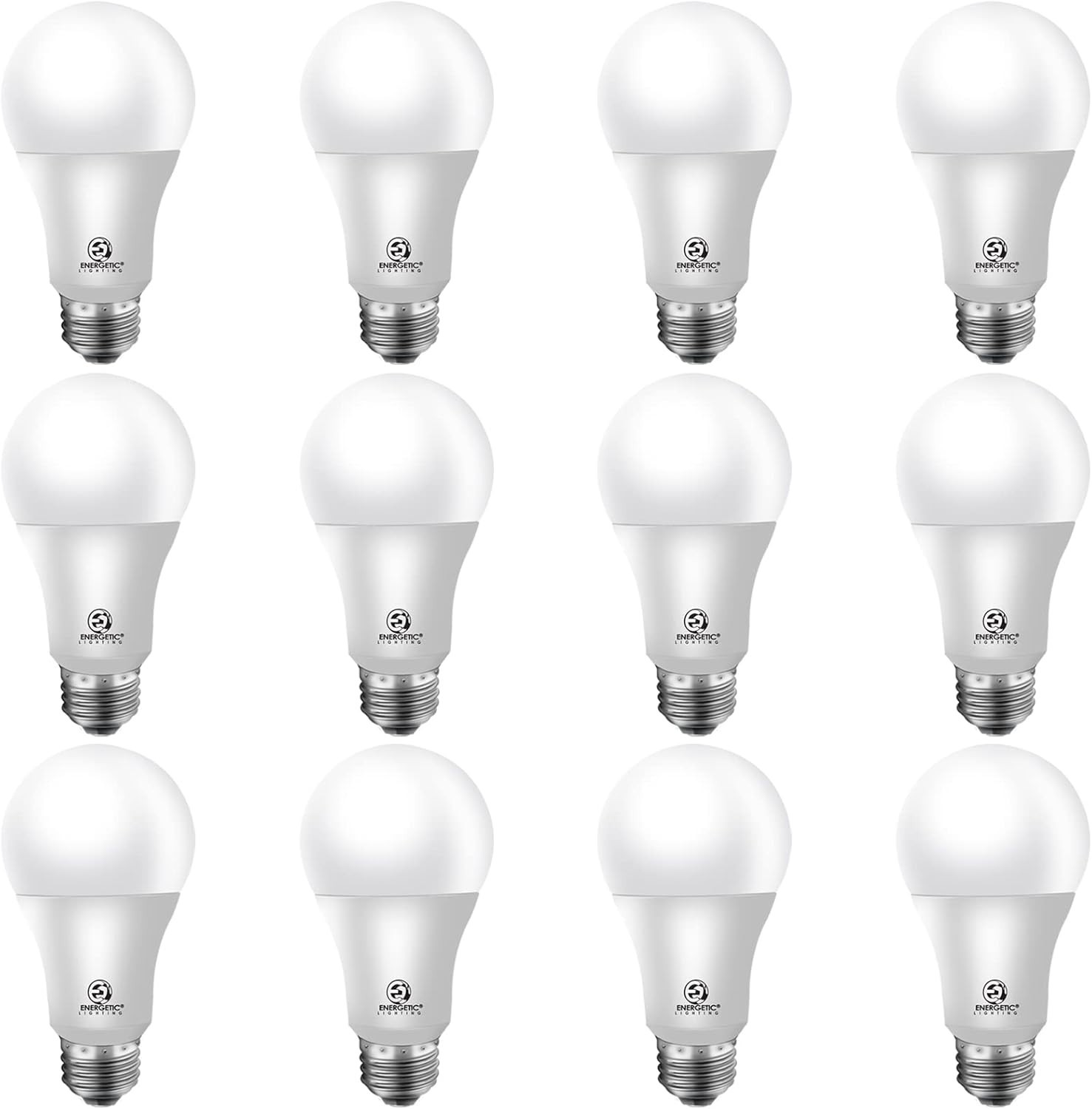 12 Pack Energetic75W Equivalent A19 LED Bulb, 5000K Day Light, Non-Dimmable LED gallery