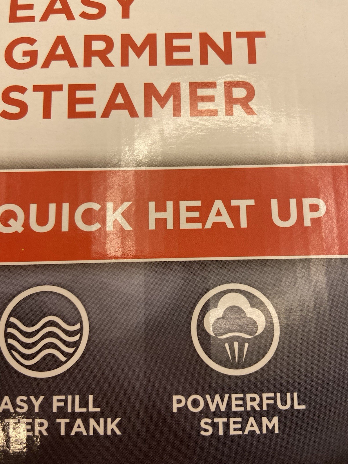 Black & Decker Easy Garment Steamer Quick Heat Up White gallery