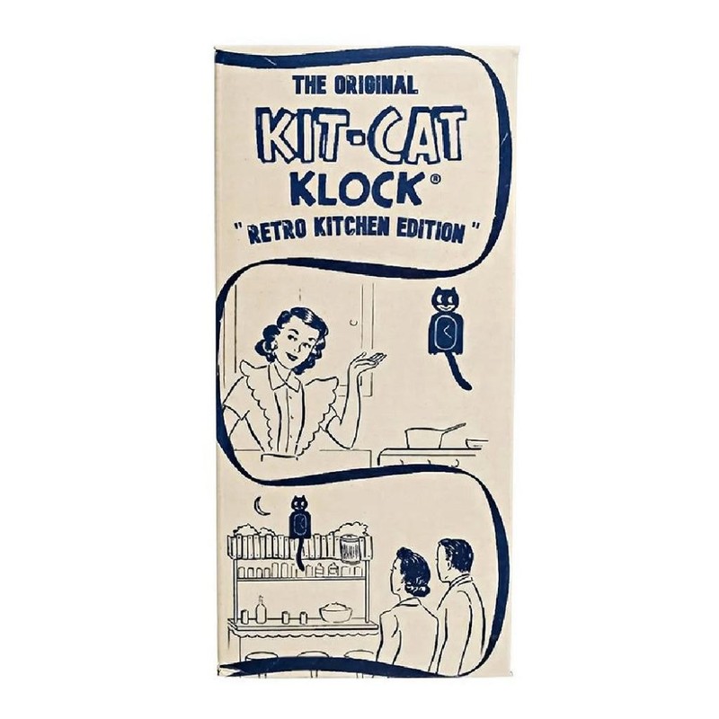 RETRO KITCHEN KIT CAT CLOCK 15.5" Pink Kit-Cat Klock MADE IN USA Free Battery gallery