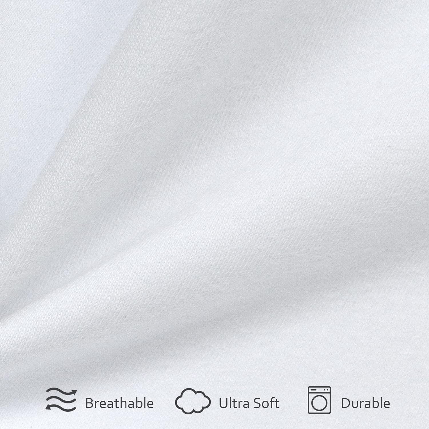 Cot Sheets 31" x 75"(2 Pack), Cot Fitted Sheet Ultra Soft and Breathable Snug Fi gallery
