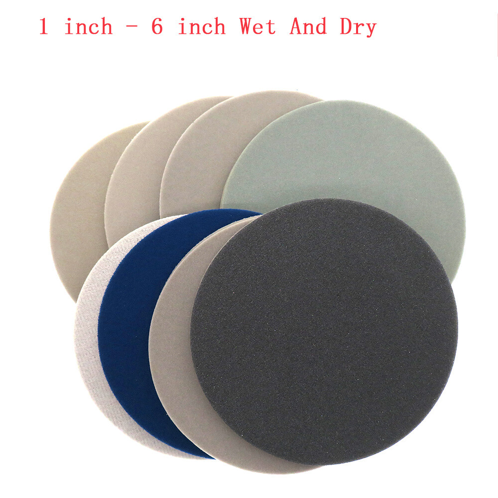 Sponge Foam Hook Loop 1-6 inch Sandpaper Wet And Dry Sanding Discs Grit 300-3000 gallery