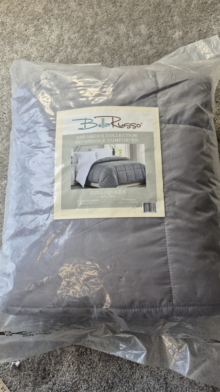 Bella Russo Dreamer's Collection Reversible Comforter Full/Queen Size gallery
