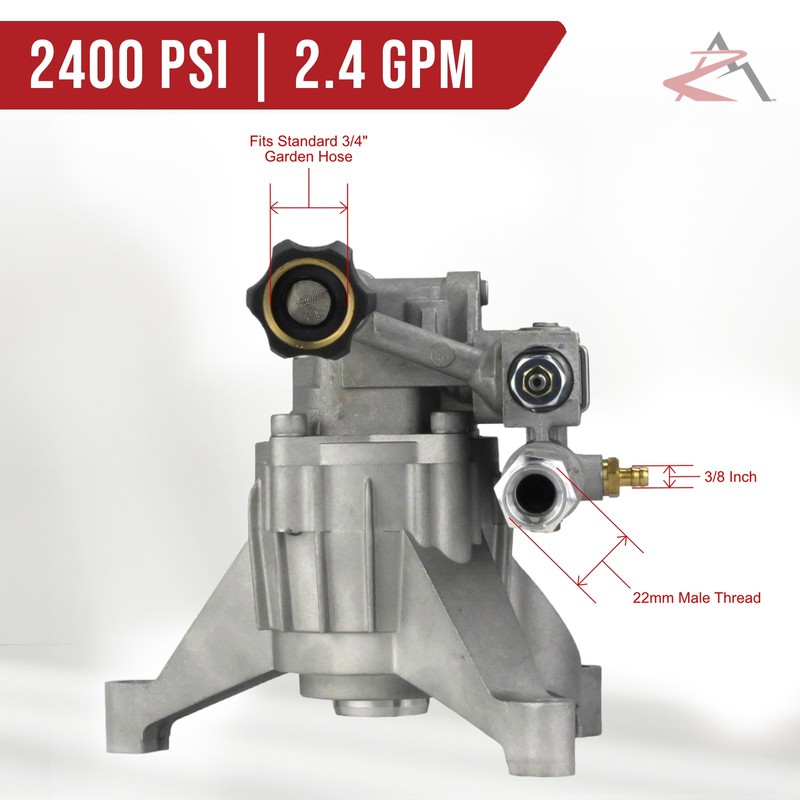 2400PSI Power Pressure Washer Pump for Excell & Devilbiss EXVRB2321-1, EXVRB2321 gallery