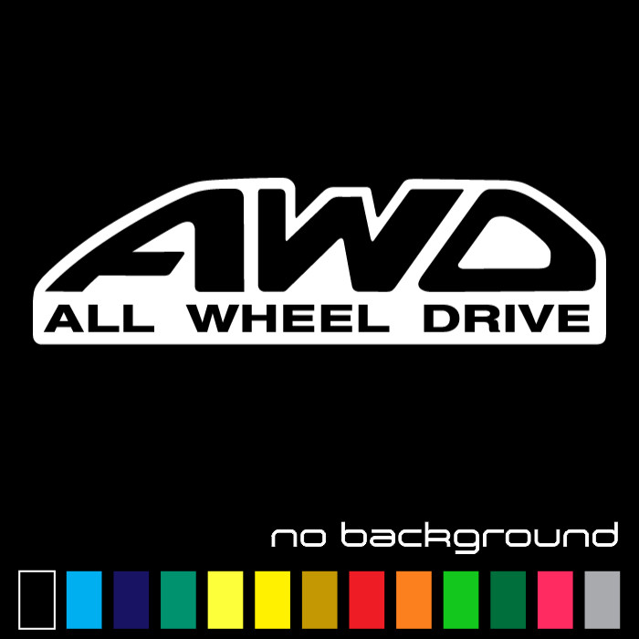 AWD All Wheel Drive Sticker Vinyl Decal - 4x4 Wheel Drive Car Window for Subaru gallery