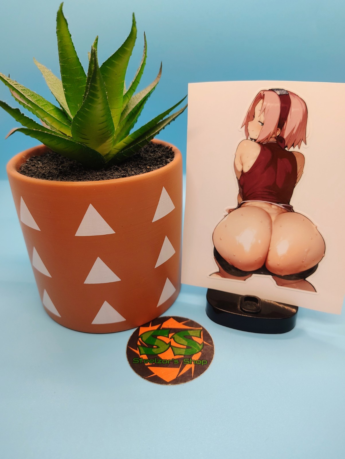 (4.5 Inches) Naruto - Sakura Haruno (Thicc) - Water-Resistant Vinyl Sticker gallery