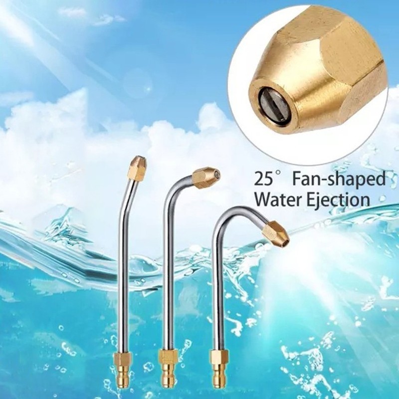 Extension Spray Nozzle High Pressure Wand 30??/90??/U-Shape Angled Lance gallery