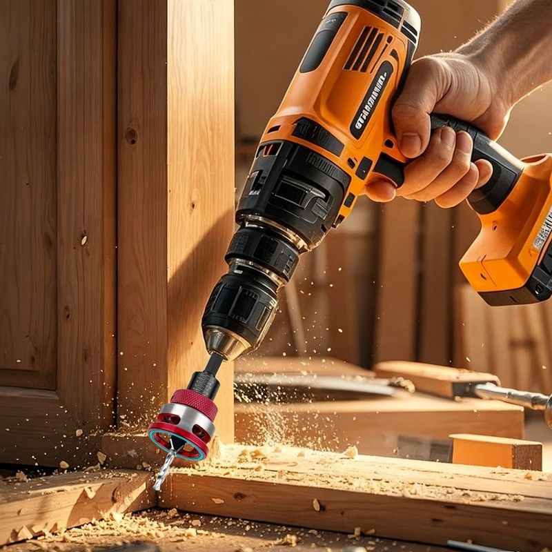 4PCS Countersink Drill Bit Set with Adjustable Depth Stop M2 HSS Woodworking Bit gallery