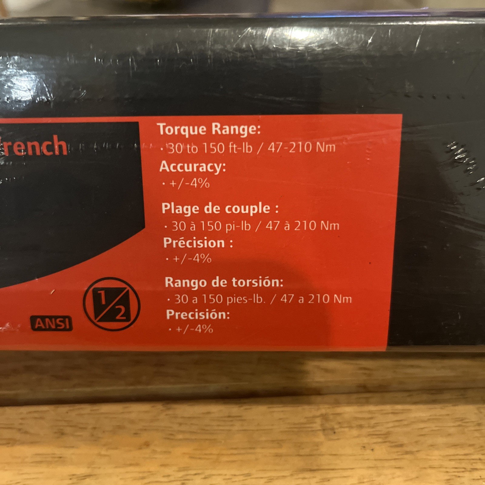 Ingersoll Rand 1/2 " Drive Micrometer Torque Wrench (759987) 30 to 150 Ft-lb gallery
