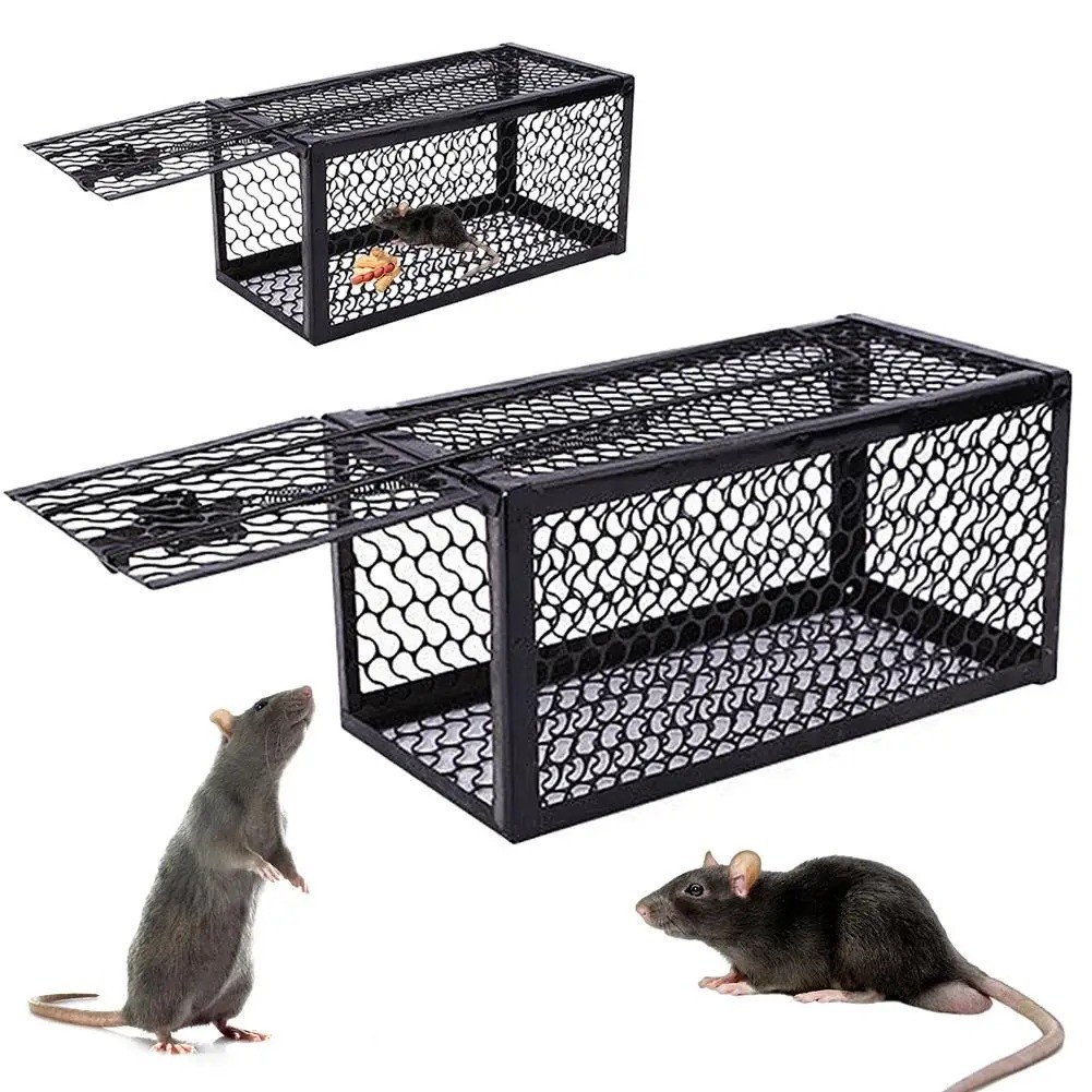 USA Mouse Trap Rat Trap Rodent Trap Live Catch Cage, Easy to Set Up and Reuse gallery