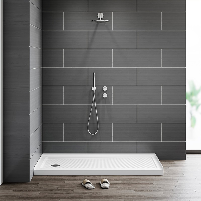 HOROW Shower Base 60'' x 30'' Rectangle Single Threshold Shower Pan for Bathroom gallery