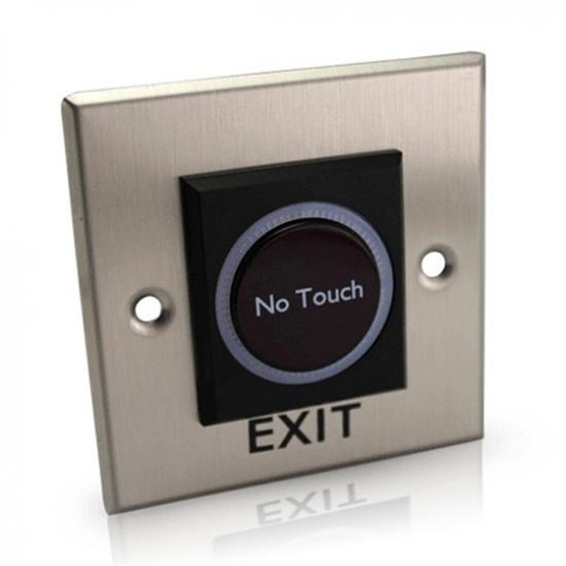 Infrared Sensor No Touch Exit Button with LED Back Light for Door Access Control gallery