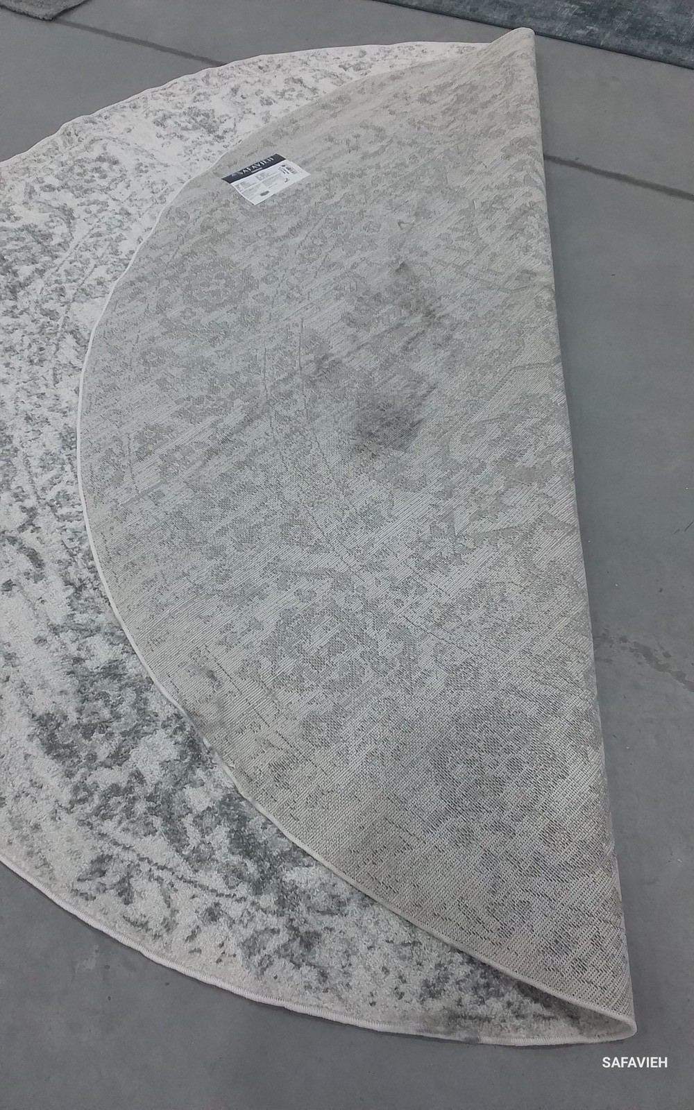 SILVER / IVORY 9'-0" x 9'-0" Stained Rug, Reduced Price 1172795541 MAD603G-9R gallery