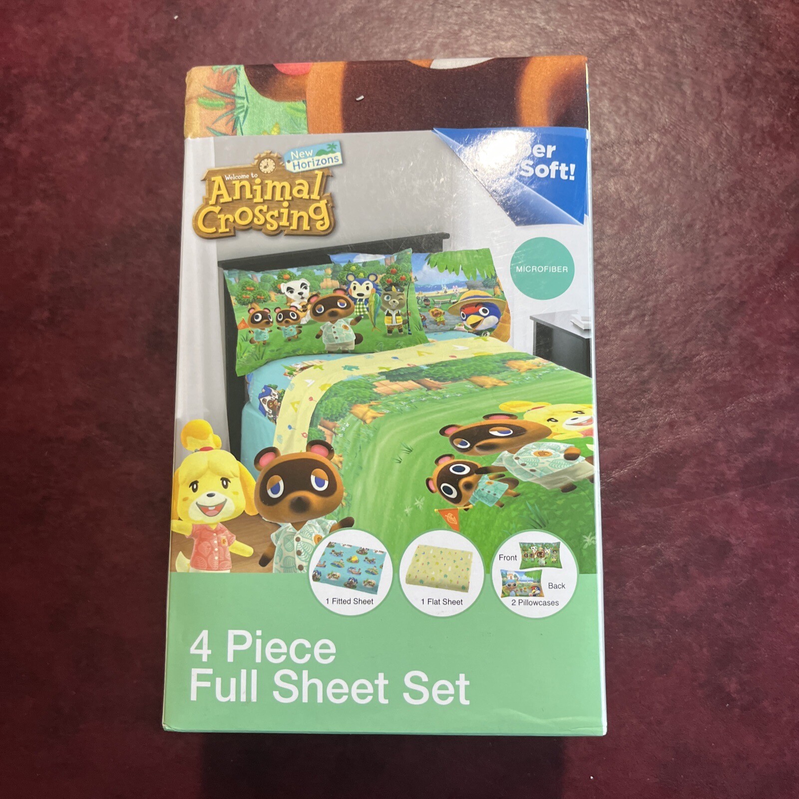 New In The Package Animal Crossing Four Piece Full Sheet Set gallery