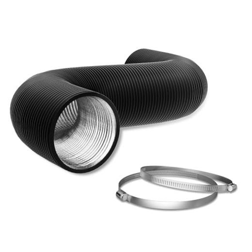 Flexible 12 Inch Aluminum Ducting -4 Layer Protection Dryer Vent Hose 12in×12ft gallery