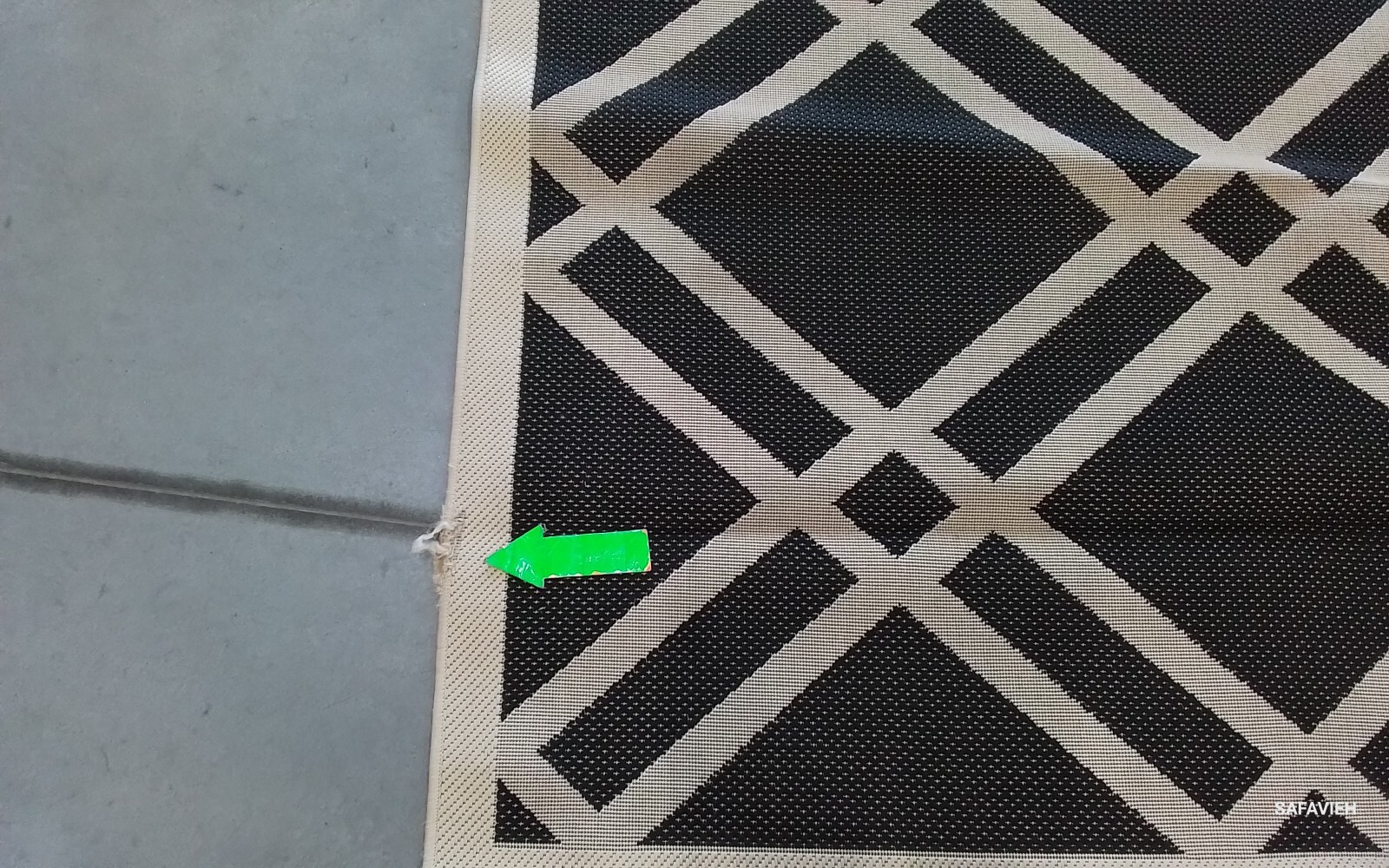 BLACK / BEIGE 9'-0" x 12'-0" Damaged Rug, Reduced Price 1172768305 CY6923-266-9 gallery