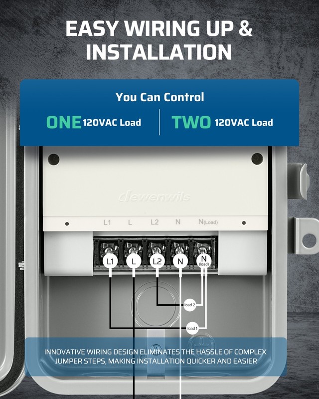 DEWENWILS Pool Pump Timer, Outdoor Smart WiFi Box On/Off Automatically gallery