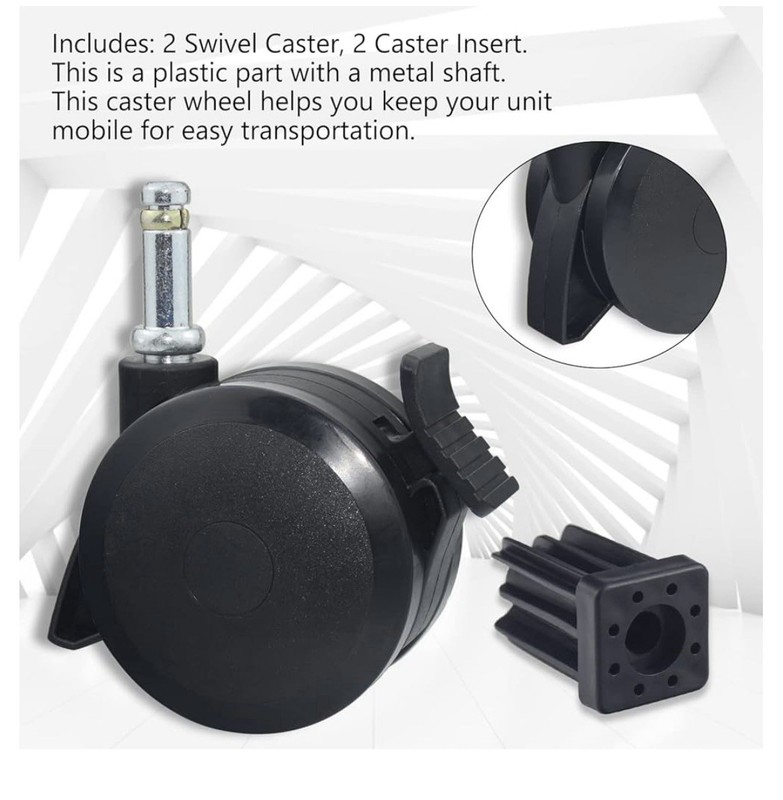 70360 Locking Caster with Insert for Weber Spirit Series 2009-2012, Genesis S gallery