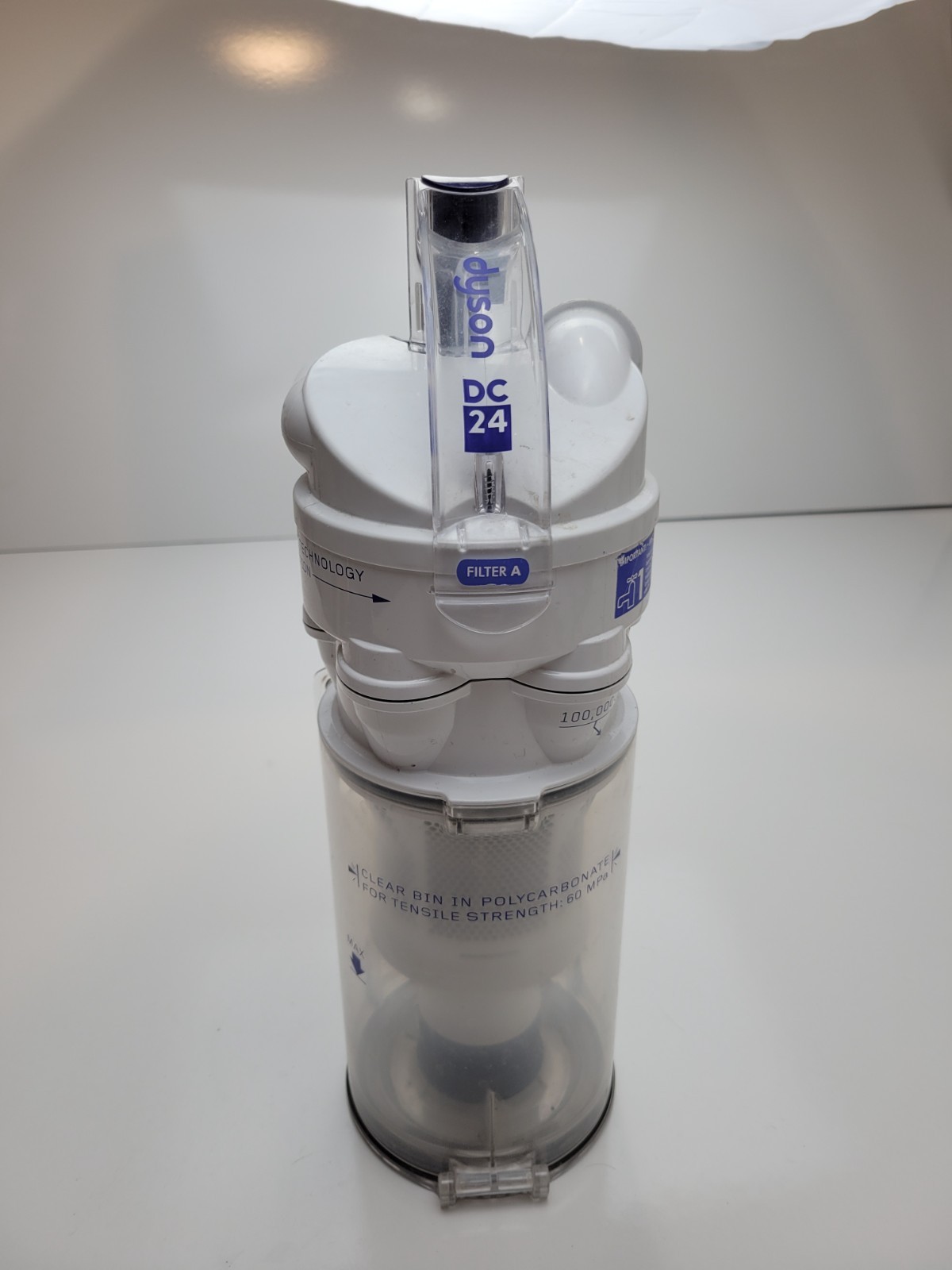 Dyson DC24 Ball Multi Floor Vacuum Genuine Cyclone Dust Bin Assembly White gallery