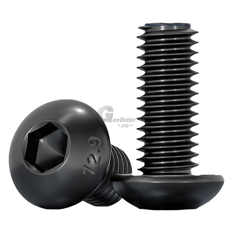 M1.6 - M16 High Tensile 12.9 Socket Button Head Screws Black Self Colour Bolts gallery