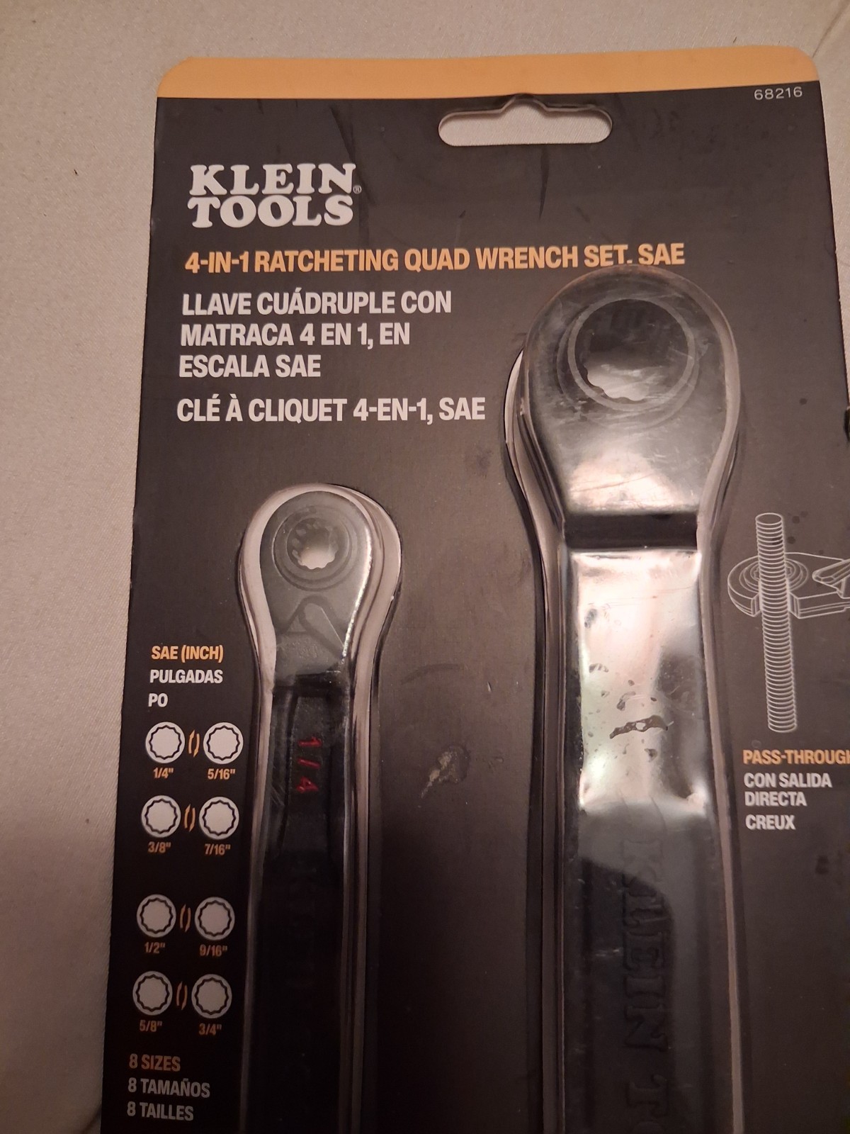 Klein Tools 4 In 1 Ratcheting Quad Wrench Set Sae 68216 gallery