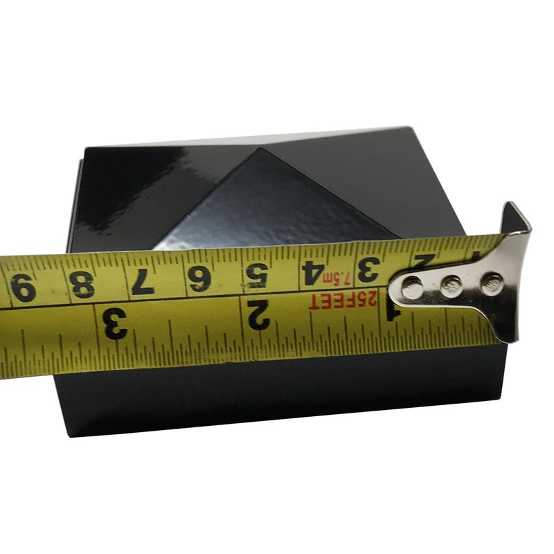 3" x 3" Decorex Hardware Aluminium Pyramid Post Cap for Metal Posts - Black gallery