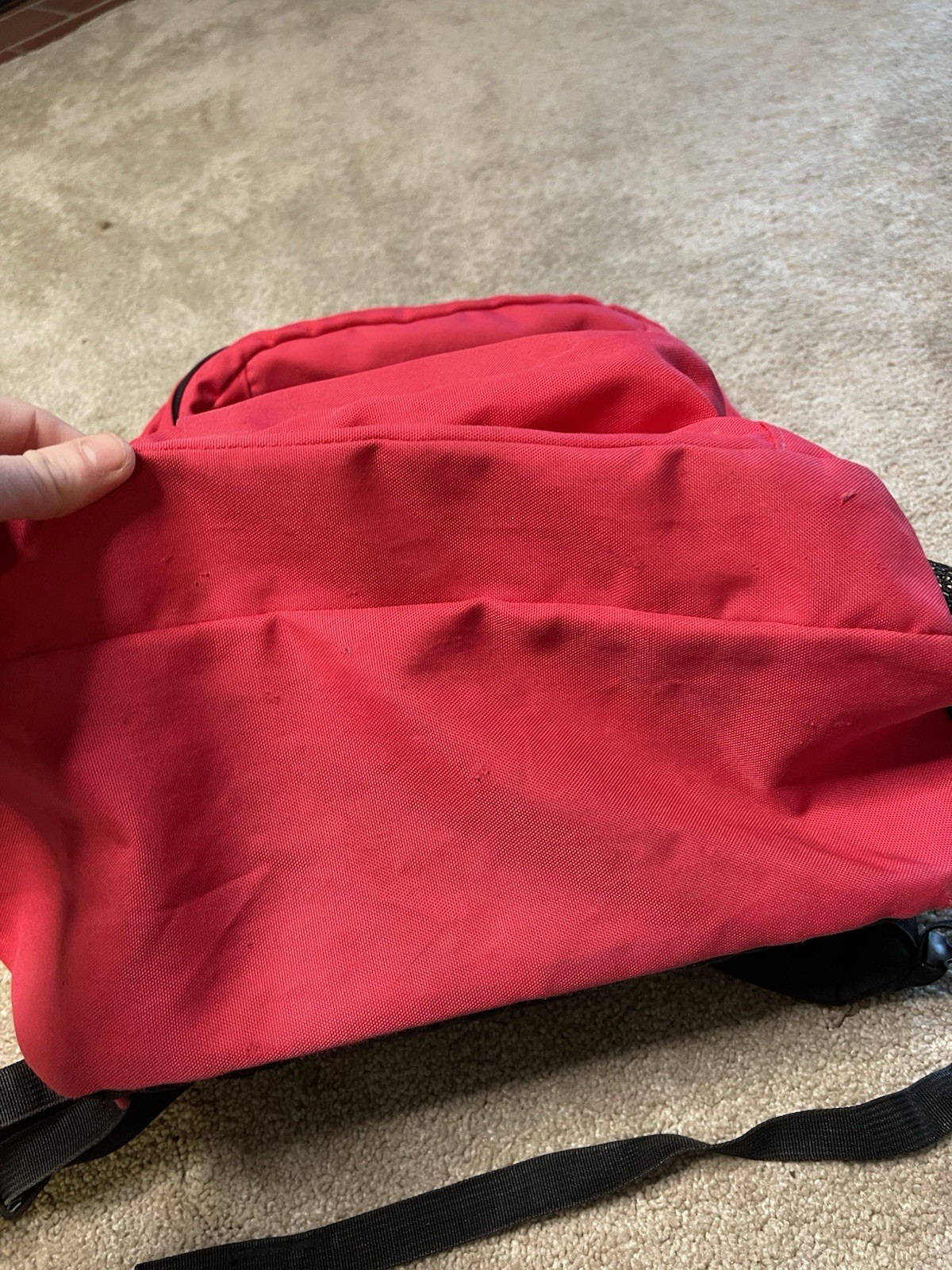 Jansport Red Backpack - Classic Style, Multiple Compartments, Gently Used 4