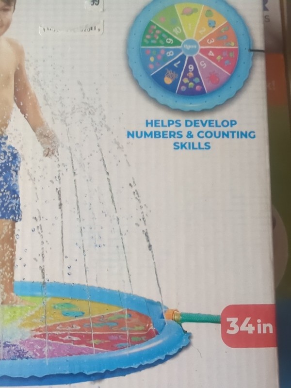 Splash Mat Inflatable Count With Me Learning Fun Creatures Color Recognize New! gallery