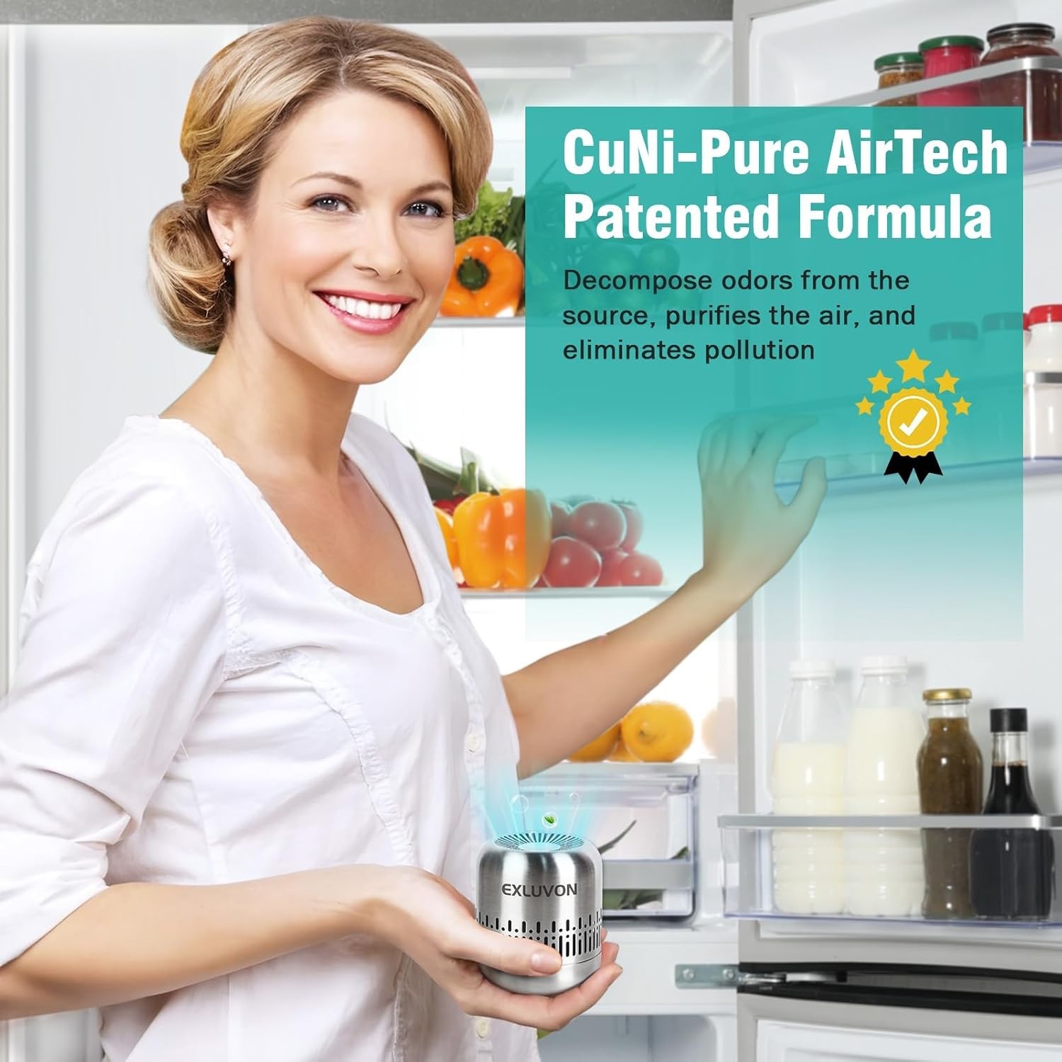 Refrigerator Deodorizer,Lasts for 10 Years Fridge Deodorizer Kitchen Gadgets Air gallery