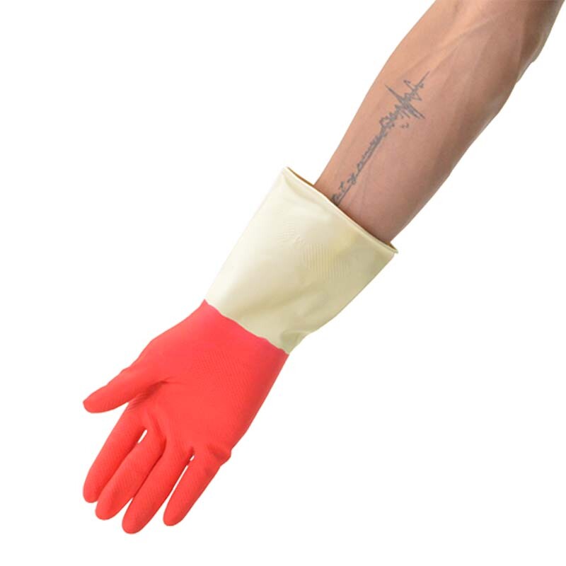 2Pairs Reusable Kitchen Gloves Thickness Household Gloves Cleaning Skin-Friendly gallery