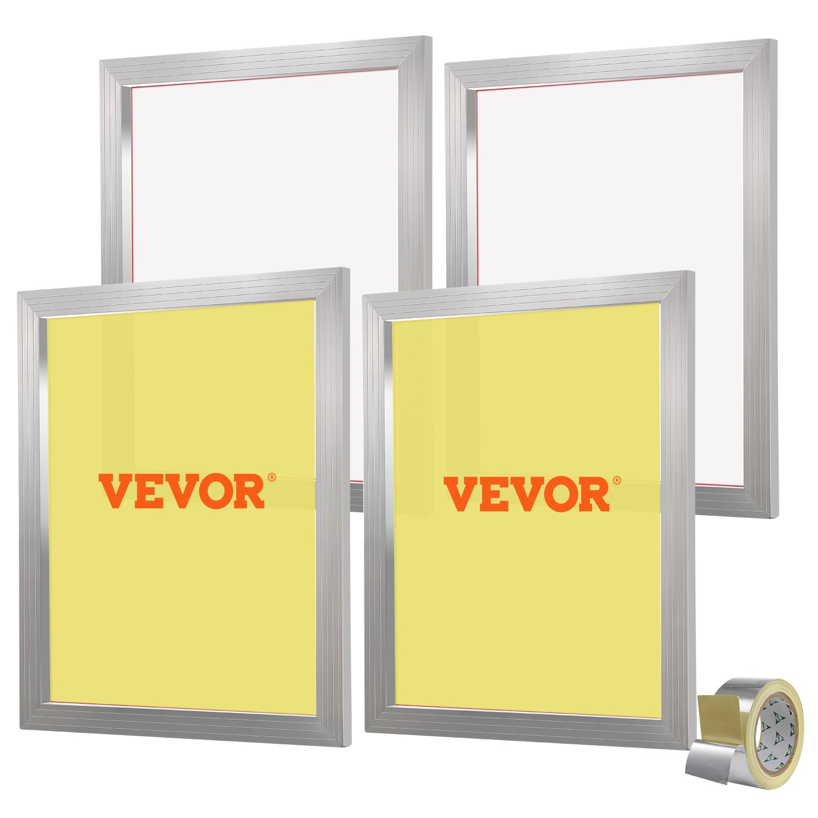 Screen Printing Kit, 4 Pieces Aluminum Silk Screen Printing Frames, 20x24inch Si gallery
